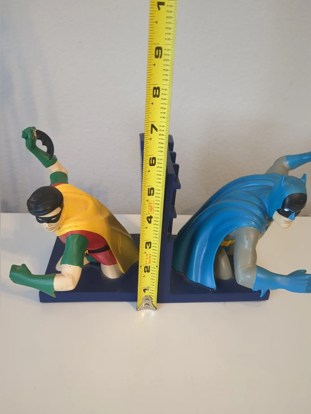 1999 Batman & Robin 'Bronze Age' Bookends Warner Brothers Store Exclusive (READ)